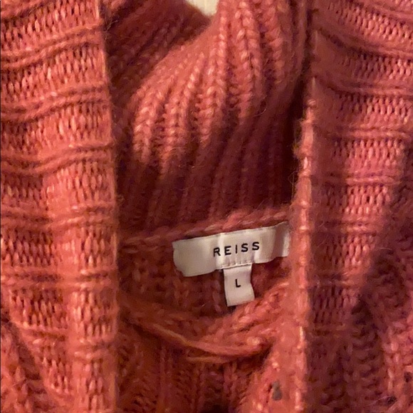 Reiss London Ola Chunky Pink Knitwear 